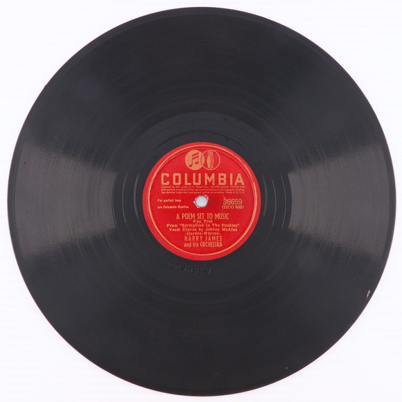 Harry James - I Had The Craziest Dream / A Poem Set To Music 78 rpm Record 36659 - Picture 4 of 15